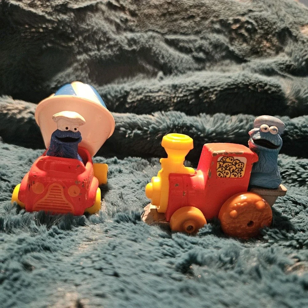 Vintage Playskool Sesame Street 1980s Character Vehicles‎